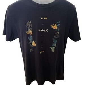 HURLEY Surf Tropical Tee Shirt Men M Medium